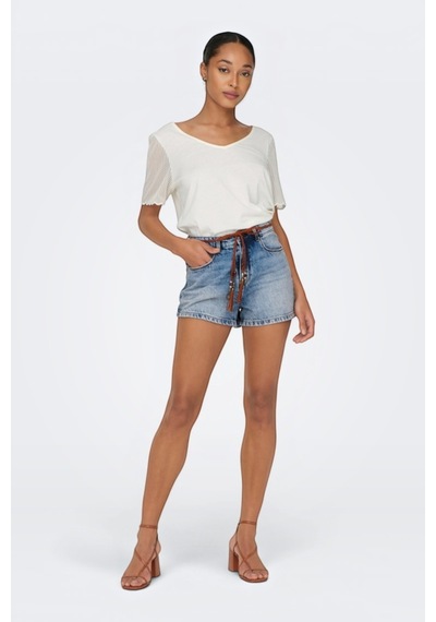 Only Onlkelly Hw Shorts Dnm Azg017 Kadın Mavi Şort - 15221469