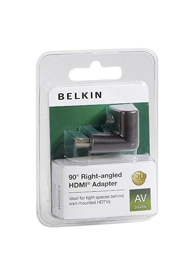 Blk-f3y040bf Hdmi To M/f Dik Açı Adaptör, 90", Siyah 0