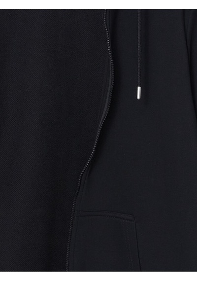 Lcwaıkıkı Basic Siyah Kapüşonlu Uzun Kollu Erkek Fermuarlı Sweatshirt