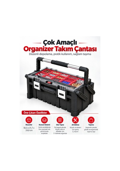 Keter Master Pro 17187311 El Takım Çantası
