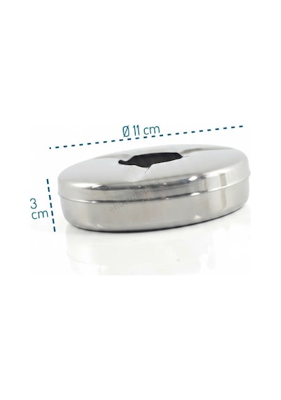 Prestige Elite 5 Adet Krom Küllük Seti - 11 Cm Büyük Boy Paslanmaz Çelik Küllük
