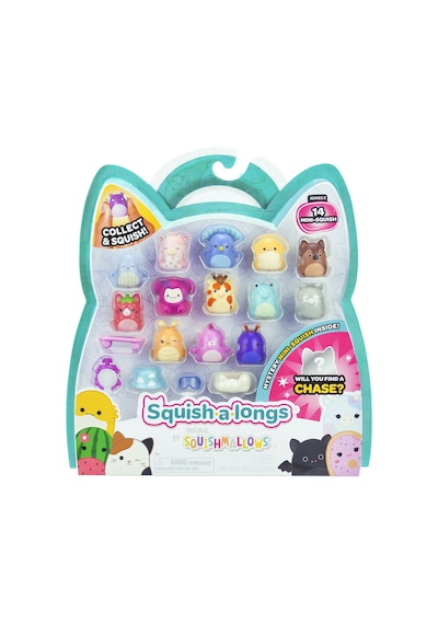 Squish-a-longs 14 Figür + Yüzük Set Seri 2 Al0066