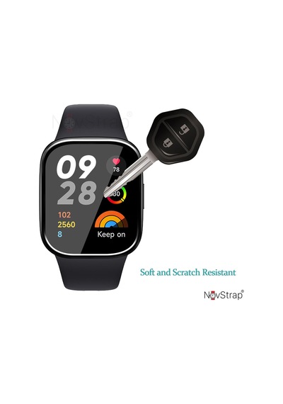 Xiaomi Redmi Watch 3 İle Uyumlu Ekran Koruyucu Nano Esnek Cam Tam Kaplayan Ppm