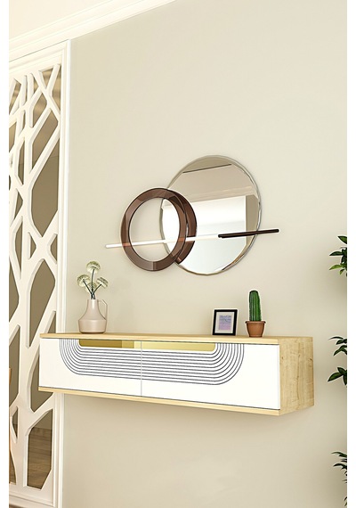 Da1202dbg Meyra Dresuar Ve Antre Rafı Safirmeşe-beyaz-gold 120cm Safirmeşe - Beyaz - Altın Da1202dbg Meyra Dresuar Ve Antre Rafı Safirmeşe-beyaz-gold 120cm Safirmeşe - Beyaz - Altın