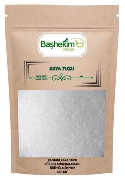 Kaya Tuzu Tane Çankırı Kaya Tuzu Yüksek Mineral Oranı Öğütülmemiş 250 Gr