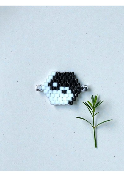 Yin Yang&çizgi Miyuki Bileklik Set Siyah - Beyaz