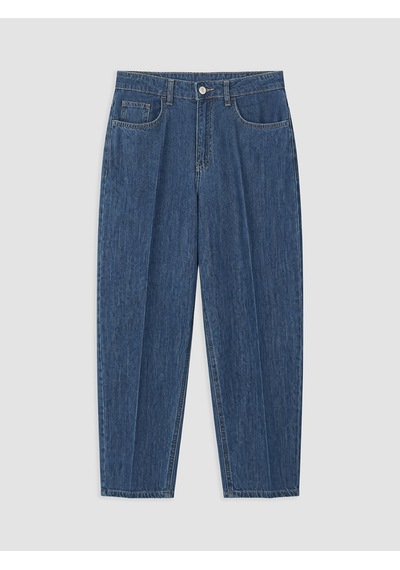 Lcw Everyday İndigo Barrel Fit Kadın Jean Pantolon