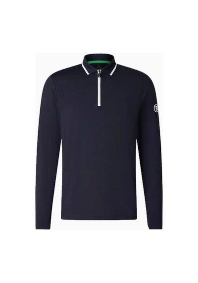 Bogner Fire&ıce Bogner Jonah Lüks Sportif Stil Uzun Kollu Erkek Polo Sweatshirt, Lacivert