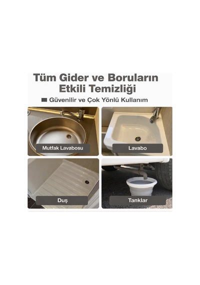 Camp Clean Gri Tank Temizleyici Ve Koku Gideri 1l