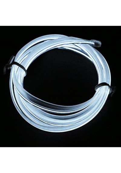 3 Metre Beyaz Araç İçi Torpido Ledi Renkli İp Neon İp Led Şerit Led Neon İp Led