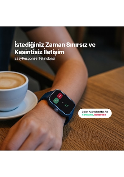 Ttec 2S09WS Tempus 47 MM Dikdörtgen Kasa Akıllı Saat
