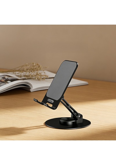 Go Des Gd-hd773 Ayarlanabilir Katlanabilir 360 Derece Dönebilen Telefon Ve Tablet Standı Siyah