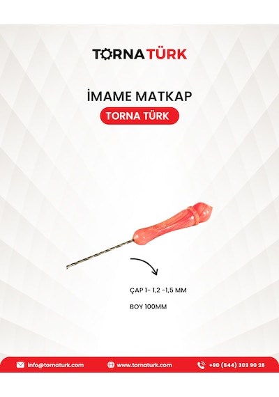 Tornatürk Hss Silindirik Saplı İmame Matkap Ucu 1.2x100m 1 Adet