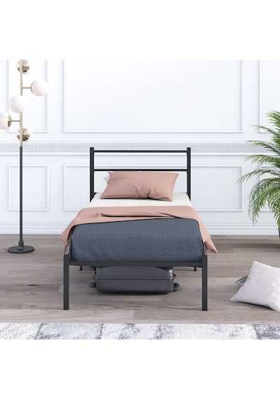 Basic Metal Karyola 90x200 Cm Siyah
