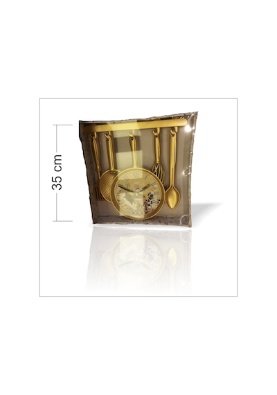 Çatallı Kaşıklı Bıçaklı Ahçılı Aşçılı Çeyizlik Mutfak Duvar Saati