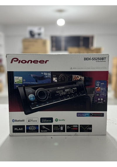 Pioneer Deh-s5250bt 2 Amfi Çıkışlı Profesyonel Oto Teyp