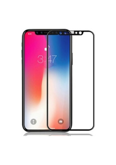 Lexroo İphone 12 Pro 5d Cam Ekran Koruyucu - Siyah