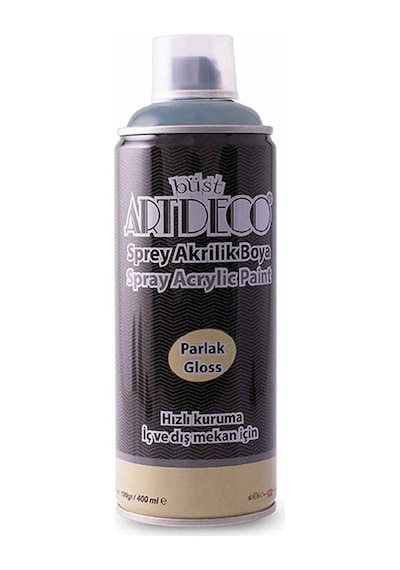 Artdeco Akrilik Sprey Boya 400 ML Koyu Gri Y-400-760
