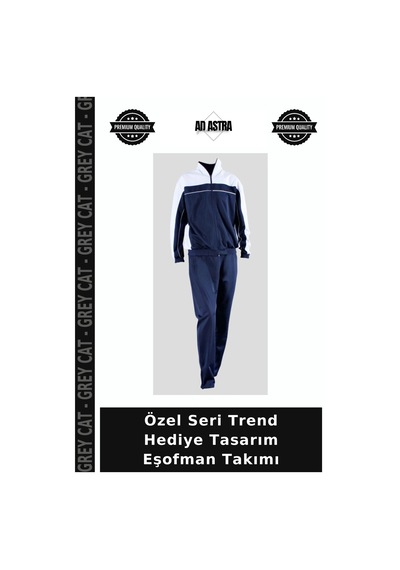 Grey Cat Özel Seri Trend Hediye Tasarım Eşofman Takımı Çok Renkli