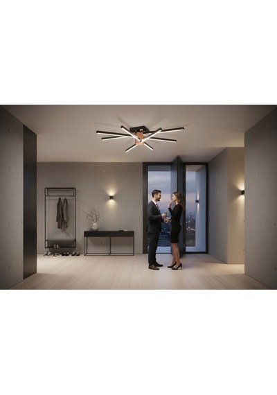 Nova 8 Gold Led Tavan Avize Kumandalı Dim Edilebilir Aşağı Işık Beyaz Işık