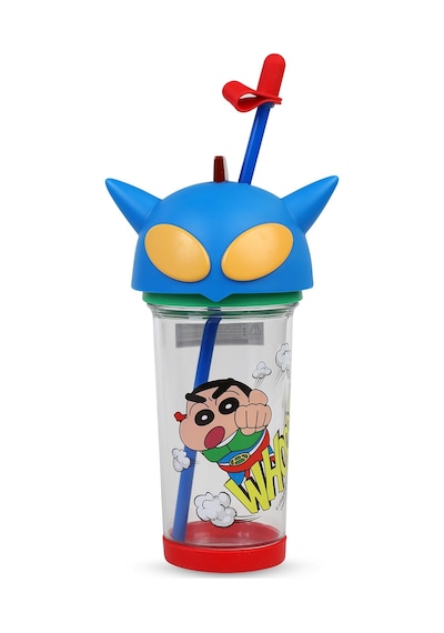 Vagonlife Crayon Shinchan Tritan Pipetli Matara 500 Ml - Mavistandart Mavi