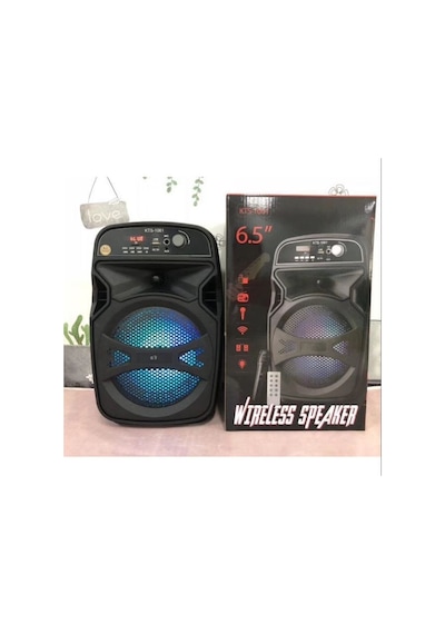 KTS-1061 Işıklı Kumandalı Bluetooth Hoparlör