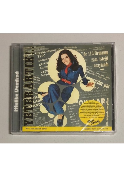 Melike Demirağ Yeter Artık Cd Jelatininde Sıfır Dönem Baskı Cd Plak Değildir