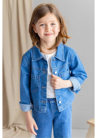 Oliven The Kid Oliventhekid Unisex Koyu Mavi Kot Ceket Koyu Mavi Koyu Mavi