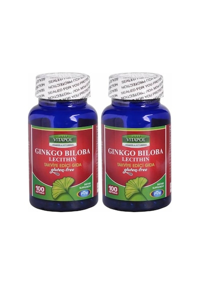 Vitapol Ginkgo Biloba Lecithin Gluten Free 2X100 Softgel