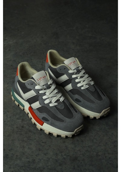 Lufian Stella Deri Unisex Sneaker Ayakkabı Gri