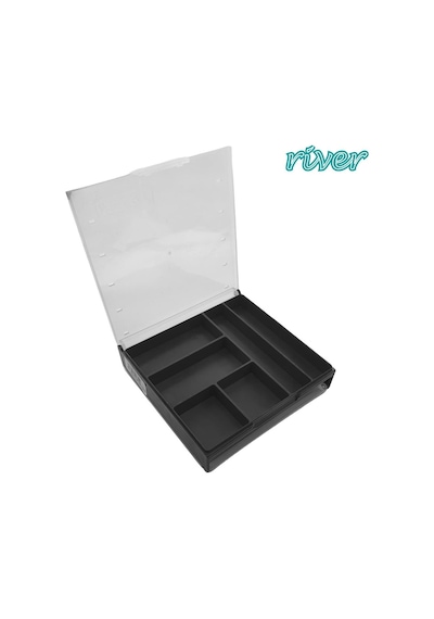 River Çok Amaçlı Lrf Ekipman Kutusu Siyah -8731 - 15 Cm
