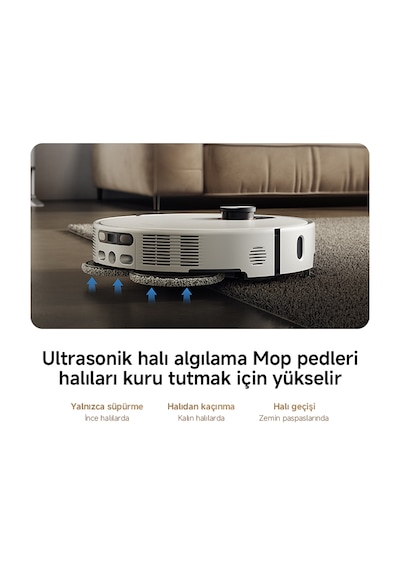 Xiaomi Robot Vacuum Mop 5 Beyaz Akıllı Robot Süpürge