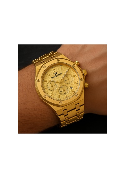 Ap Piguet Model Lüks Çelik Erkek Kol Saati Goldiçisarı - 644898349 Altın