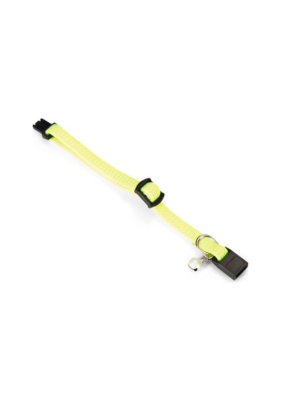 Hnrlıshp Beeztees Yavru Kedi Boyun Tasması, Zilli, Sarı, 15-23cm