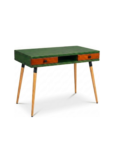 Mobenta Modest Desk: Masif Çalışma & Laptop Masası 2 Çekmece 1 Bölme - 120x60 Ye-bk Yeşik-bakır Mobenta Modest Desk: Masif Çalışma & Laptop Masası 2 Çekmece 1 Bölme - 120x60 Ye-bk Yeşik-bakır