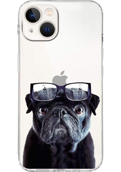 Apple Uyumlu iPhone 13 İle Köpek 3 Kamera Korumalı Şeffaf Kılıf
