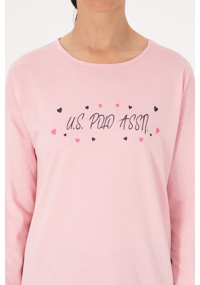 U.s. Polo Assn. Kadın Pembe Pijama Takım 50318885-vr041 Pembe