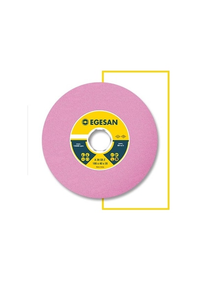 Egesan 350x40x127 Ekr 36 Çelik Taşlama Taşı Ekr36k6v