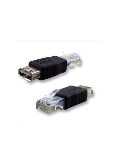 Usb Dişi To Ethernet Rj11 Dönüştürücü Adaptör 6 Pin