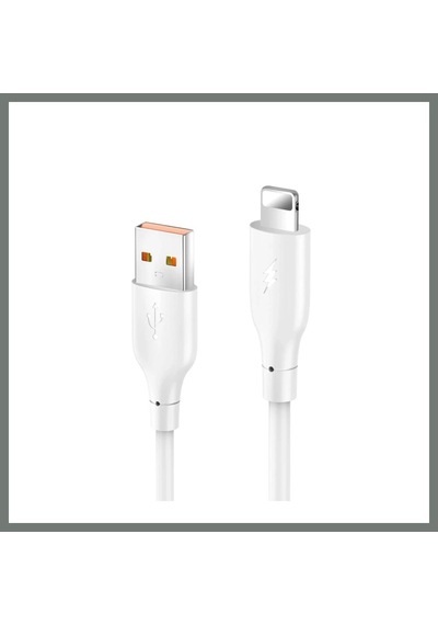 Bezos Konfulon Dc64 Usb To Lightning 1m 3.0a Hızlı Şarj Kablo - Beyaz Mmbz