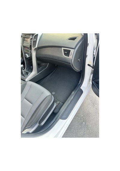 Hyundai İ30 2013-2016 Premium Eva Akıllı Oto Paspas & Metal Topukluk Siyah