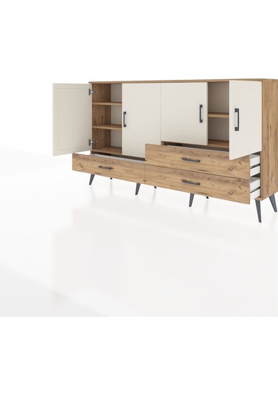 Arges Konsol 5 Raflı 3 Çekmeceli 4 Kapaklı 176x30x99 Çam-aytaşı/ç Çam-aytaşı/çam Arges Konsol 5 Raflı 3 Çekmeceli 4 Kapaklı 176x30x99 Çam-aytaşı/ç Çam-aytaşı/çam