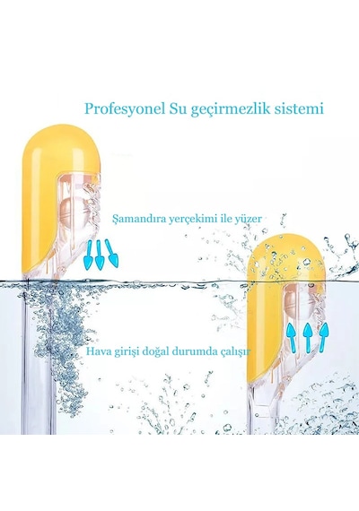 Şnorkel S/m Beden Dalış Maskesi Full Face Tam Deniz Altı Keşif Maskesi Pembe