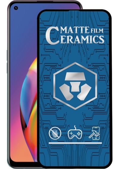 Oppo Reno 5 Lite Tam Kaplayan Mat Seramik Nano Esnek Ekran Koruyucu