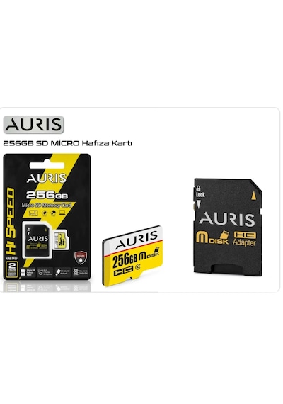Auris 256gb Class 10 Microsd Hafıza Kartı