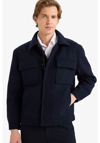 Defacto Regular Fit Fermuarlı Mont G7525ax25wnnv64 Lacivert-nv64