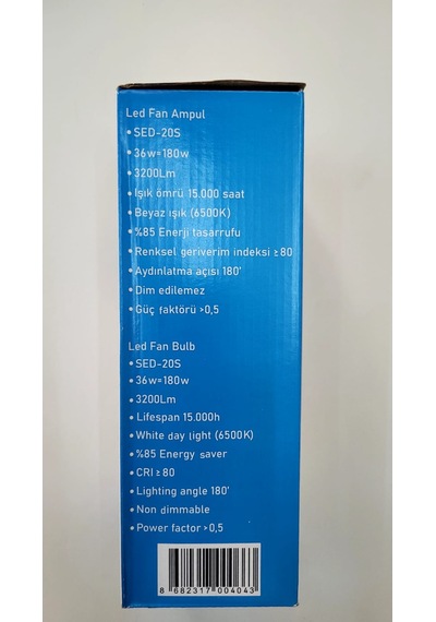 Seldur 36w Led Fan Ampul