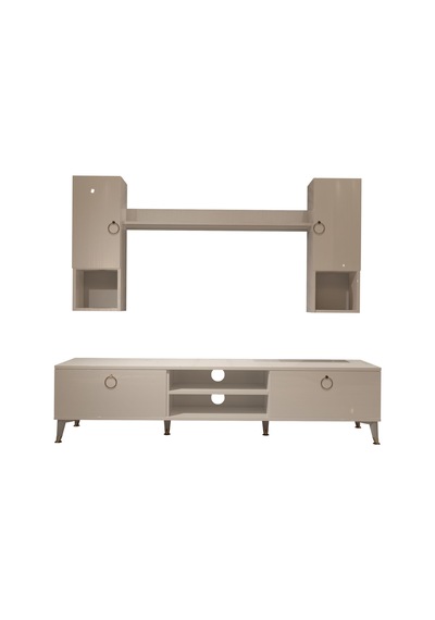 Decoraktiv Eko 5da Mdf Dvd Gold Tv Ünitesi Tv Sehpası Beyaz