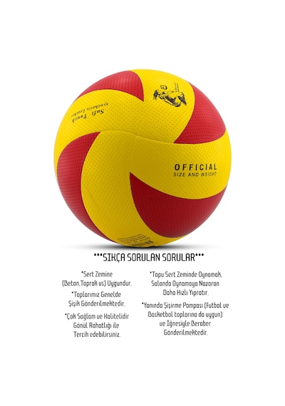 Telvesse Voleybol Topu Pompalı Set 280g Renkli 8 Panel Soft Touch İç-dış Mekan Uygun Dayanıklı 700 Açık Gri