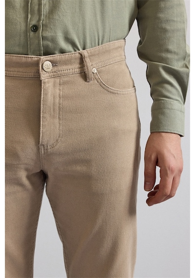 Süvari Bej Düz Casual Pantolon Pn2020500743-bj3 Bej